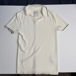 Hollister White Polo Shirt Classic Design